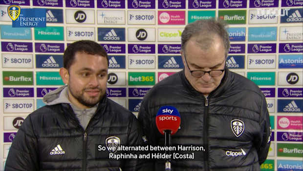 Bielsa on Raphinha’s positional change and his contract situation